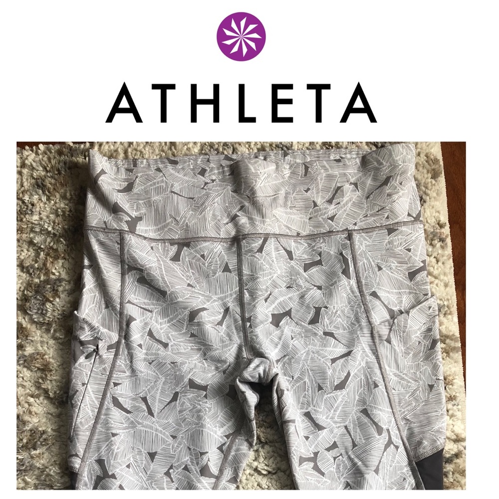Worn Once-Like New- Athleta 7/8 leggings